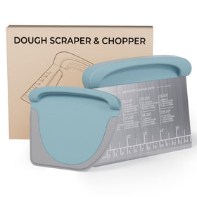 BIGFIT 2in1 upgrade bench scraper metal blade for precise dough cuts