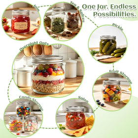 BIGIVACA jars used in DIY crafts and charming home decor