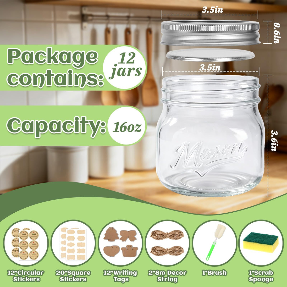 BIGIVACA jar lid with silicone gasket showing airtight seal