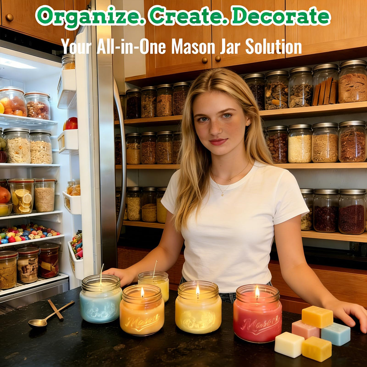 BIGIVACA jars great for overnight oats and meal prep