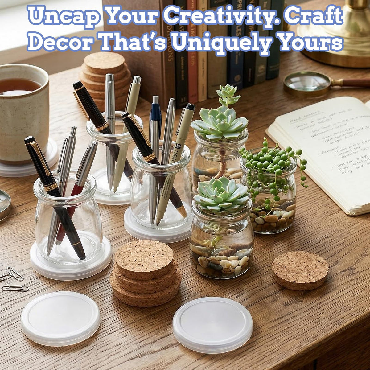 BIGIVACA jars ideal for spices, bath salts, and small treats.