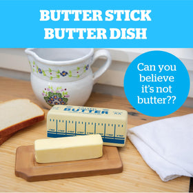 BigMouth novelty butter dish showcases a playful design for eclectic kitchen decor.