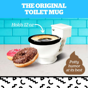 BigMouth toilet mug highlighting durable ceramic construction for daily use.