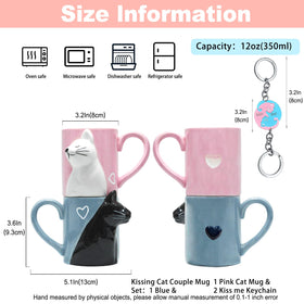 BigNoseDeer pink-kissed mug, 12oz, bright mood booster for tea or coffee.