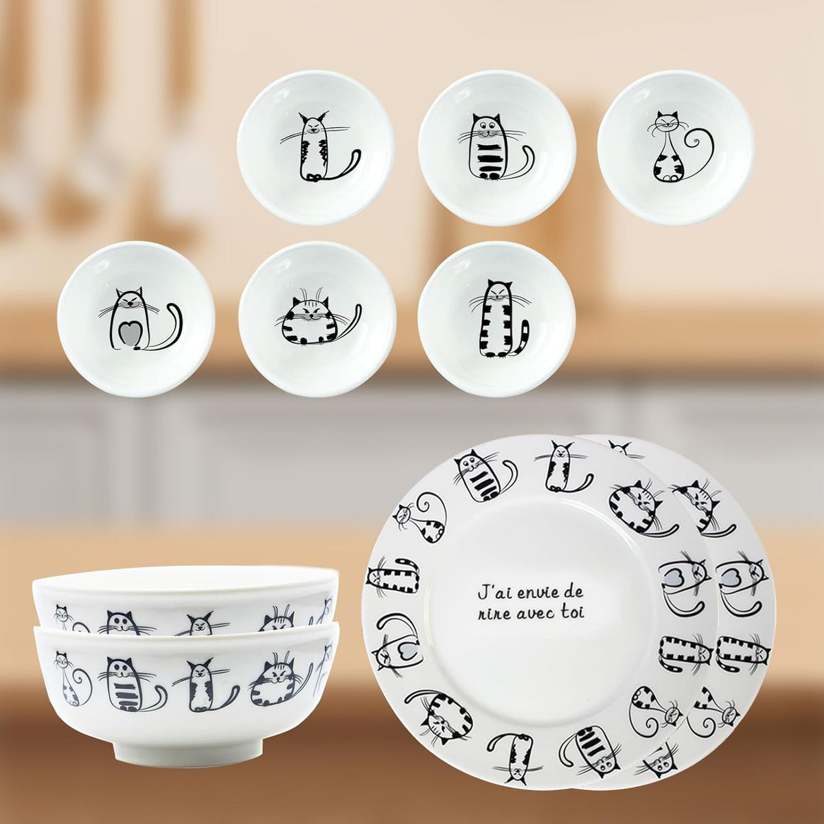 BigNoseDeer ceramic dish designed for top-rack dishwasher cleaning.