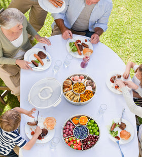 BigPonPon portable snack box ideal for picnics and parties