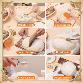 Bigwish bread stencil adds bakery style decorative patterns