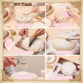 Bigwish bread stencil pattern for bakery-style decorative patterns.