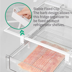 BIINONE large fridge drawer easy to wipe clean and resist smells