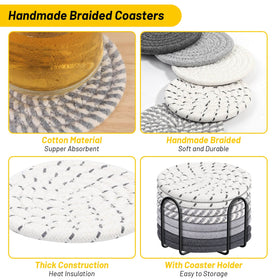 Billbotk coaster 4.3-inch diameter fits most cups.