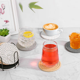 Billbotk coaster stack displays easy storage and tidier living spaces.