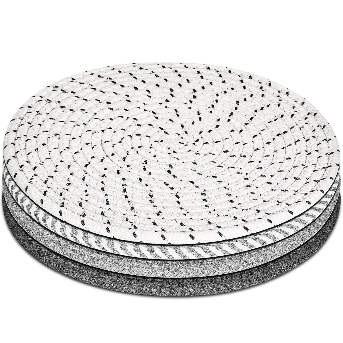 Billbotk cotton rope trivets ready for everyday kitchen use.