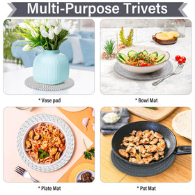 Billbotk set of four trivets presented as a practical housewarming gift.