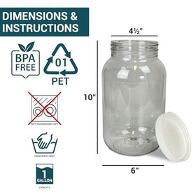 Billy Buckskin wide-mouth jar offers easy access for snacks and ingredients.