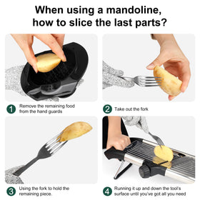 -BINGBING- Mandoline Slicer cleaning brush aids detailed blade care.