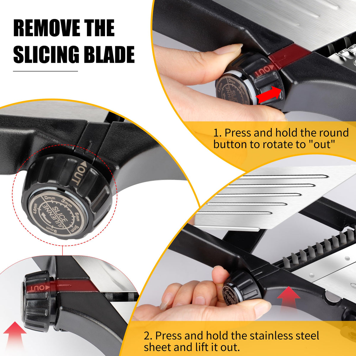 -BINGBING- mandoline slicer for perfect potato chips and fries.