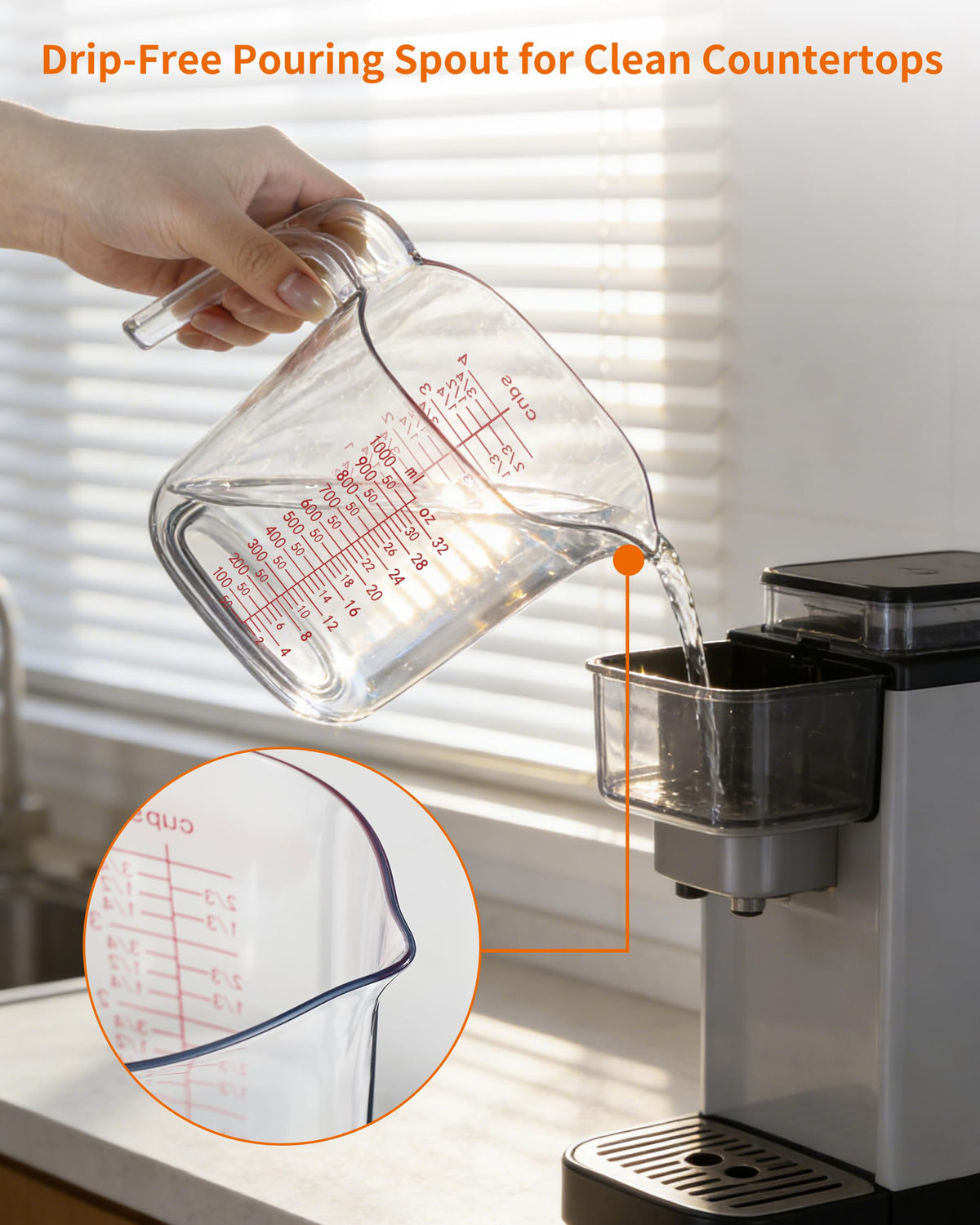 BINGBING BPA-free plastic construction for safe kitchen use.