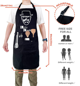 Binggle Apron with four roomy pockets keeps tools handy