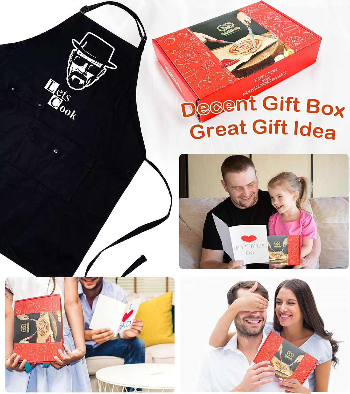 Binggle Father's Day gift apron offers practical style