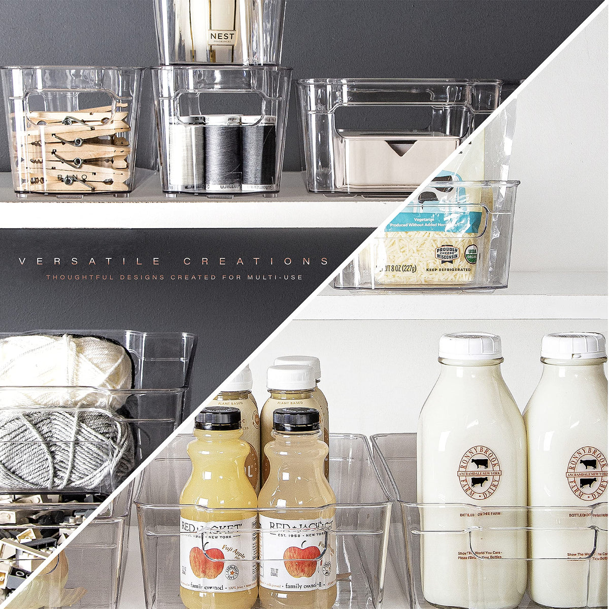 BINO BPA-free plastic bin for safe, organized storage.