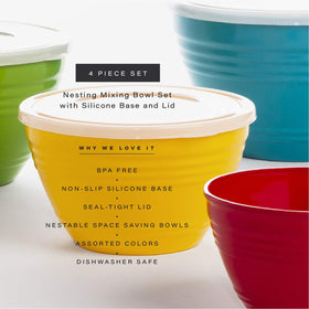 BINO clear lids allow quick content visibility and organized storage