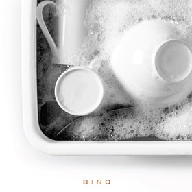 BINO collapsible wash basin storage solution keeping spaces tidy and organized.