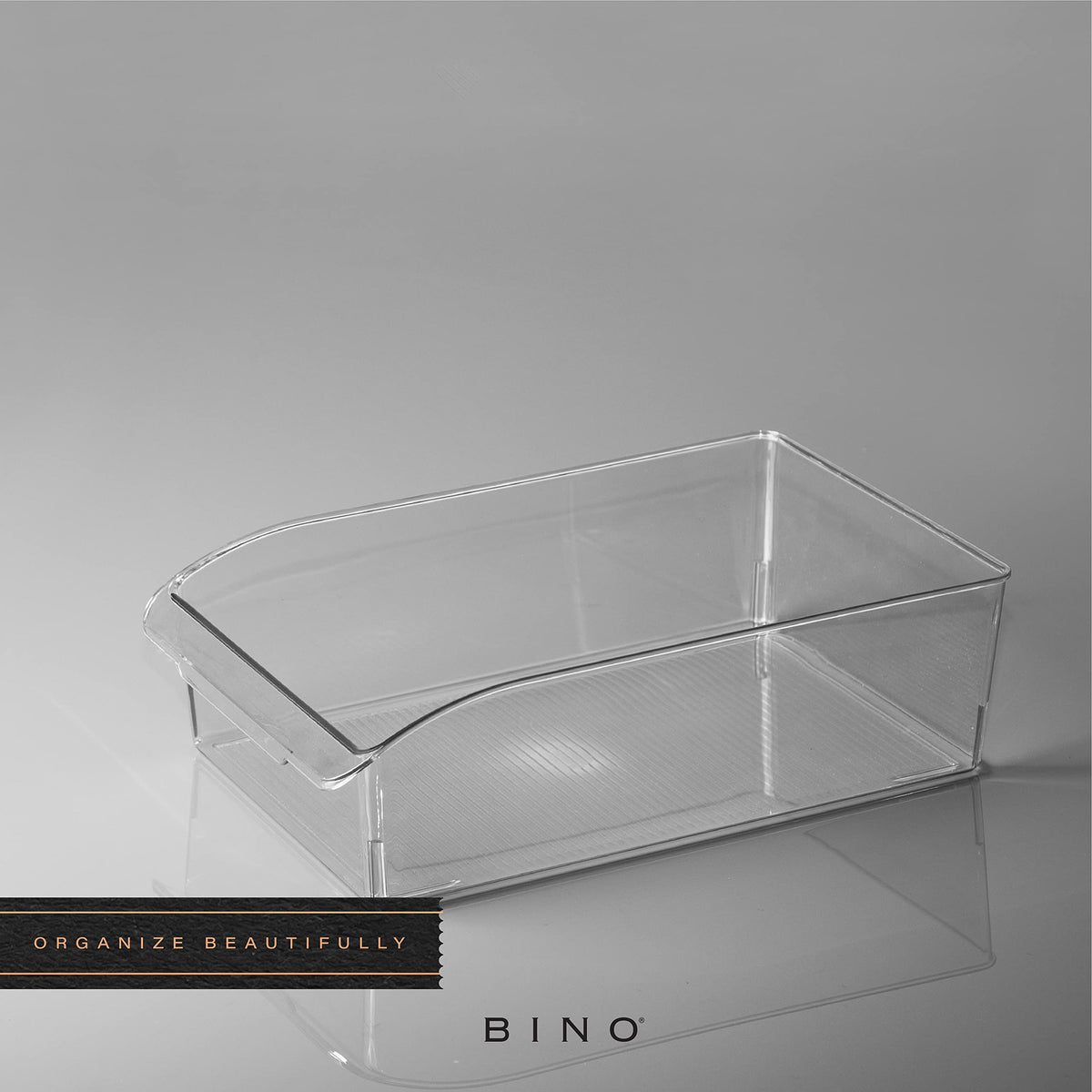 BINO Curve Collection kitchen inserts for sink and pantry help declutter.