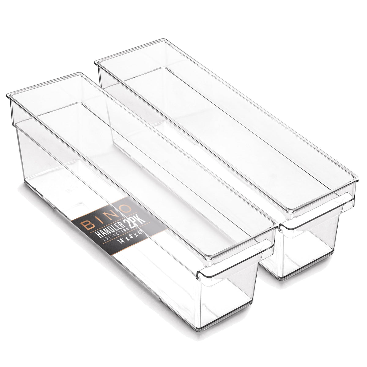 BINO Handler small bin clear view for pantry organization and quick visibility