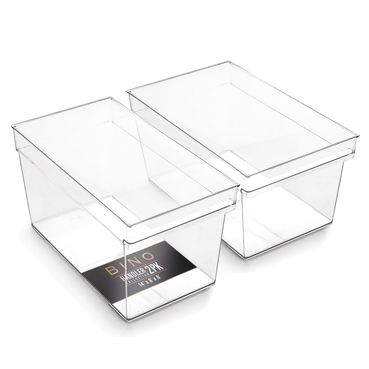 BINO large deep bin front view for quick access and organization