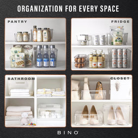 BINO Lucid Collection BPA-free plastic bin designed for durable everyday use.