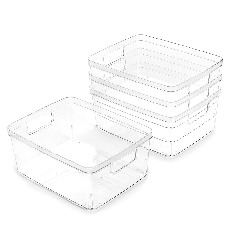 BINO Lucid small bin front view for clear pantry organization and easy access