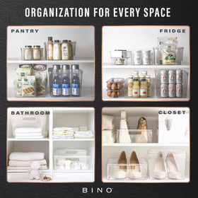 BINO Lucid small bin rounded corners and elevated bottoms for stability