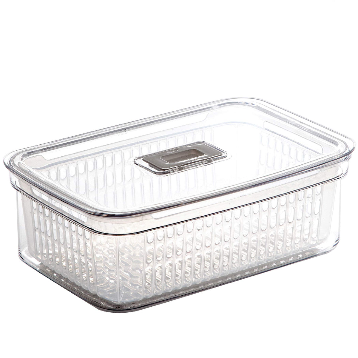 BINO Produce Saver with airtight lid preserves freshness and blocks moisture.