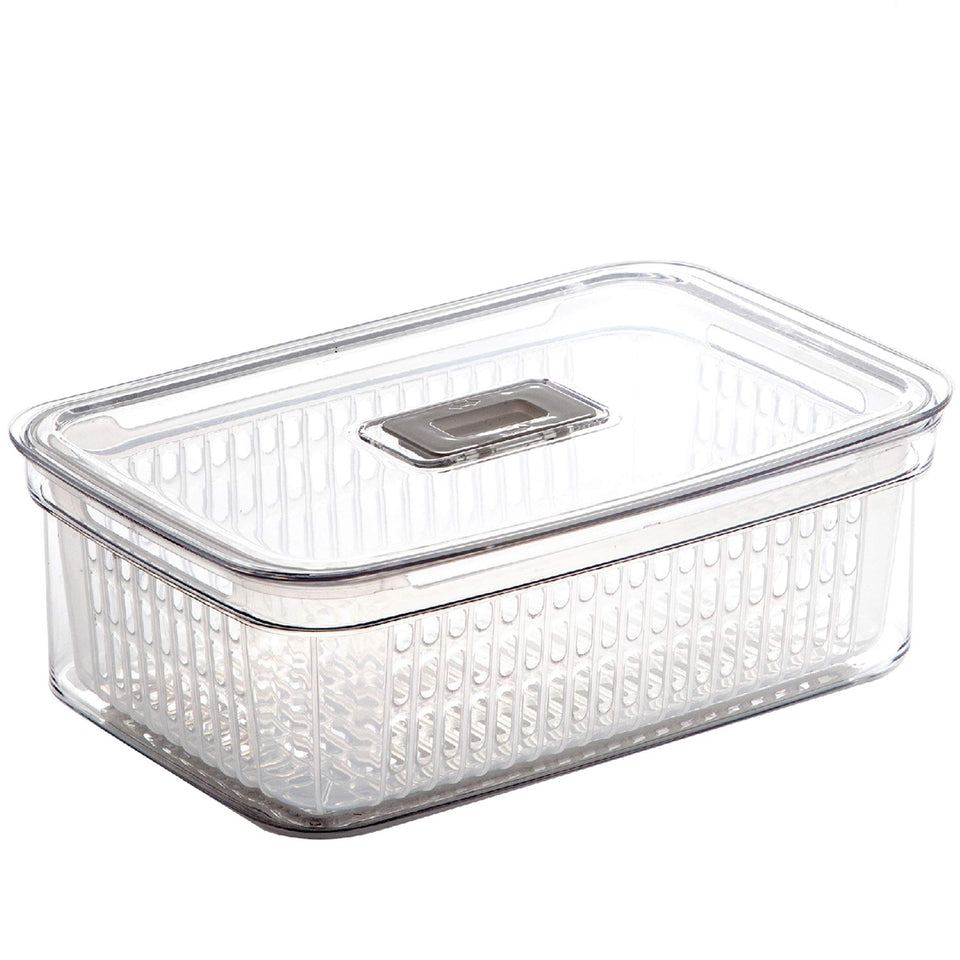 BINO Produce Saver with airtight lid preserves freshness and blocks moisture.