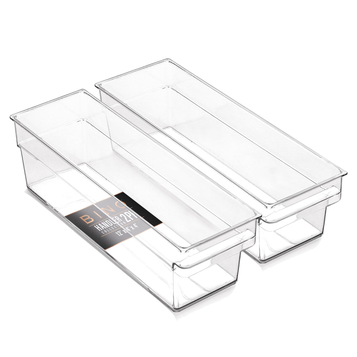 BINO small shallow bin front view for quick access and visibility