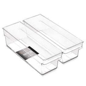BINO small shallow bin front view for quick access and visibility