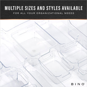 BINO shelf bin clear material for snack and spice organization