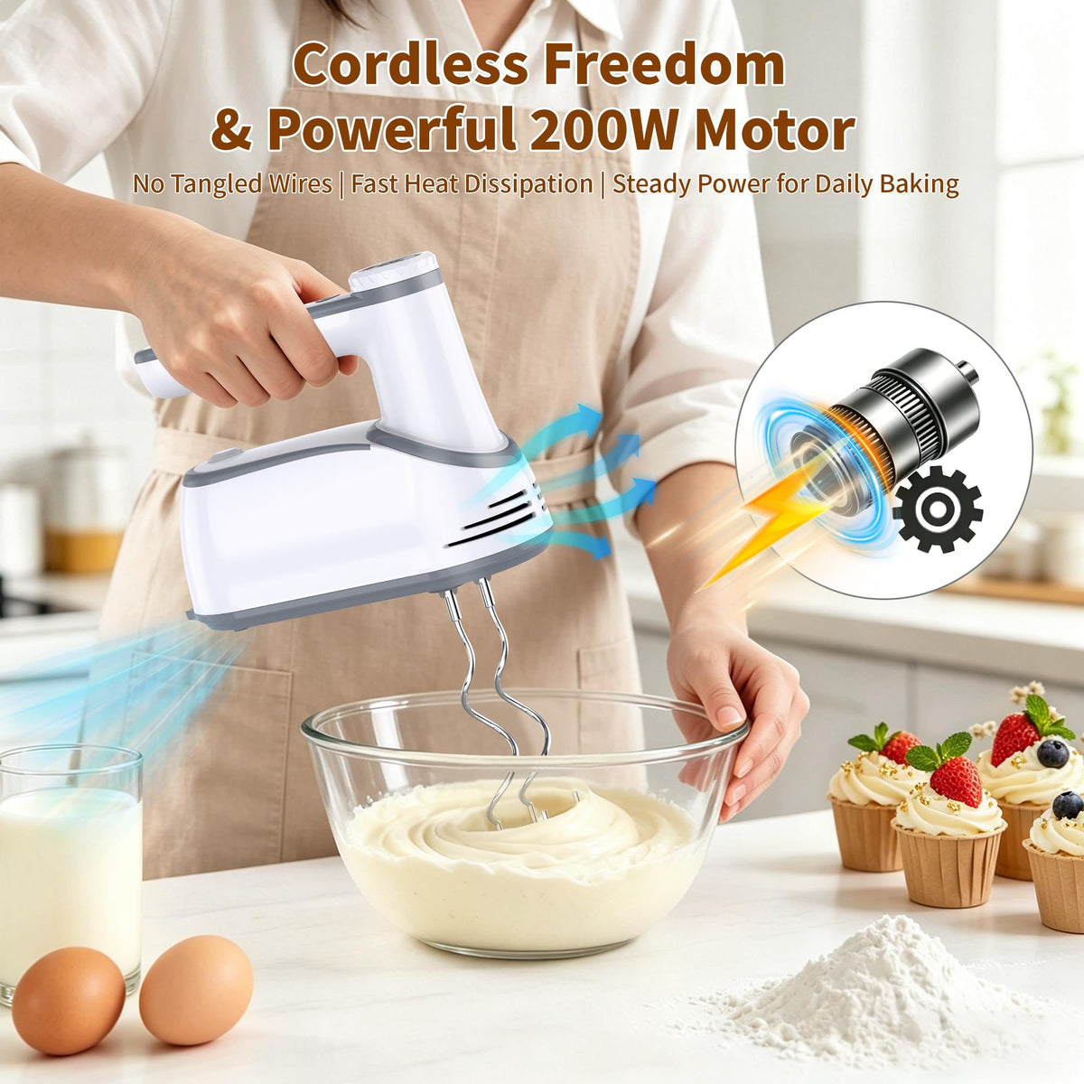 binROC 12-speed control allows precise ingredient handling for delicate to thick mixtures
