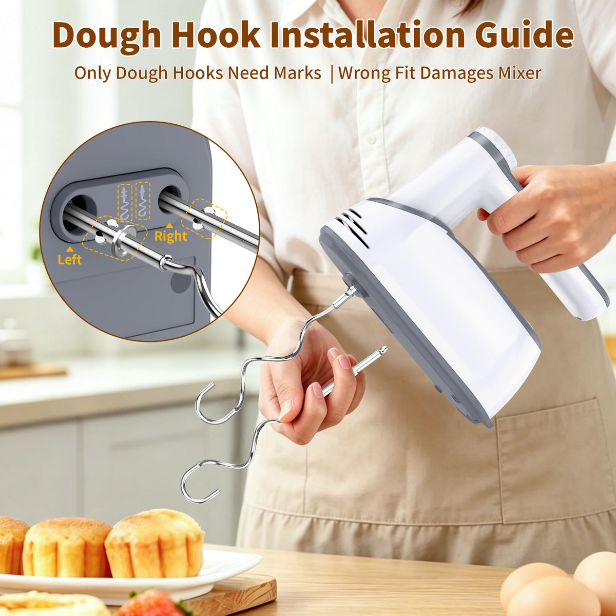 binROC lightweight ergonomic grip reduces fatigue during long baking sessions