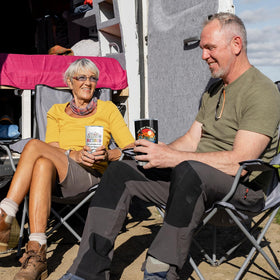 Biomlon retirement tumbler textured body emphasizes quality and a premium feel.