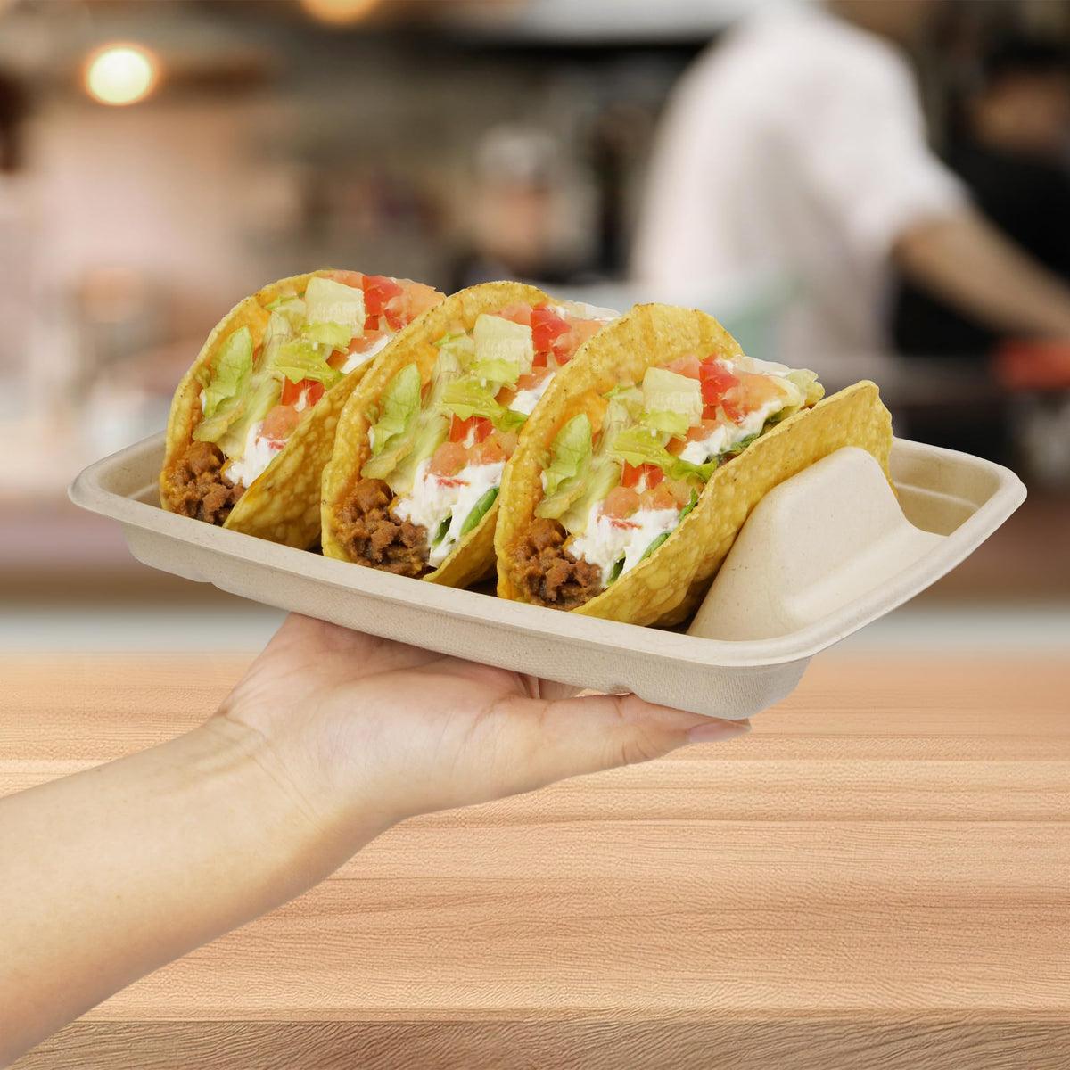 BIRCHIO compostable bagasse bowls provide eco-friendly serving without sacrificing strength.