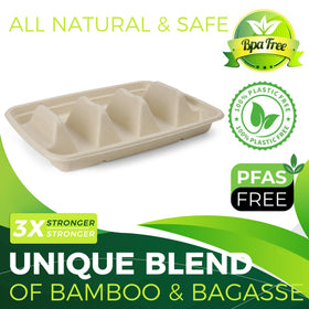 BIRCHIO taco bar supplies arranged for easy self-serve and minimal cleanup.