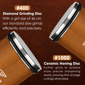BIRDBAK strong-n42 magnets provide secure blade stabilization.