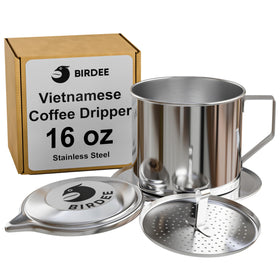 Birdee Vietnamese Coffee Press 16oz for rich hot brews