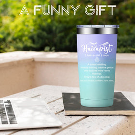 BIRGILT Hairapist tumbler showcases stainless steel finish and durability