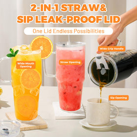 Birity arc-shaped handle provides comfortable non-slip grip