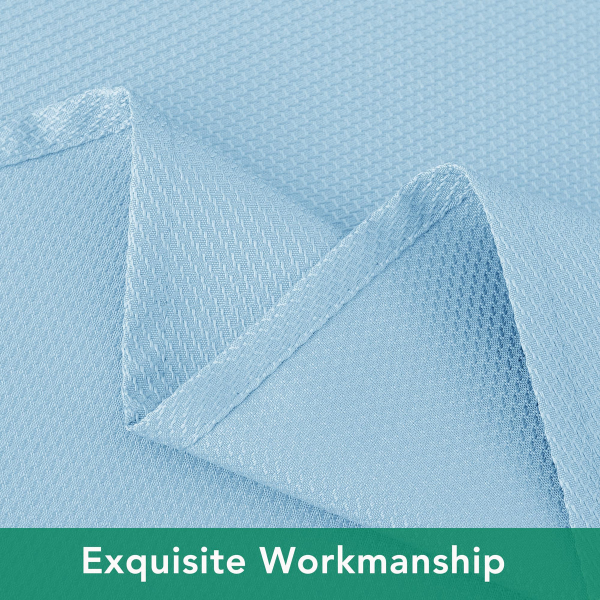 Biscaynebay 90-inch round tablecloth offers easy care for busy homes and venues.