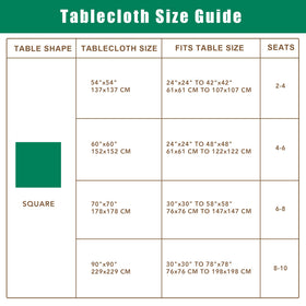 Biscaynebay square tablecloth on dining setup for versatile use