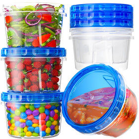 BiuLeon 17oz freezer container with twist-top lid keeps portions neatly frozen.