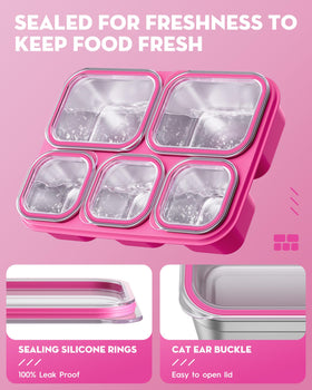 BiuLeon Snackle Box dishwasher safe and freezer friendly for easy cleanup.